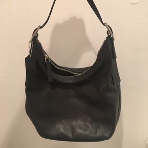 Coach Black Leather Legacy West Hobo Bag